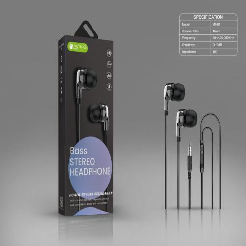 Active MT01  Headphone Earphone