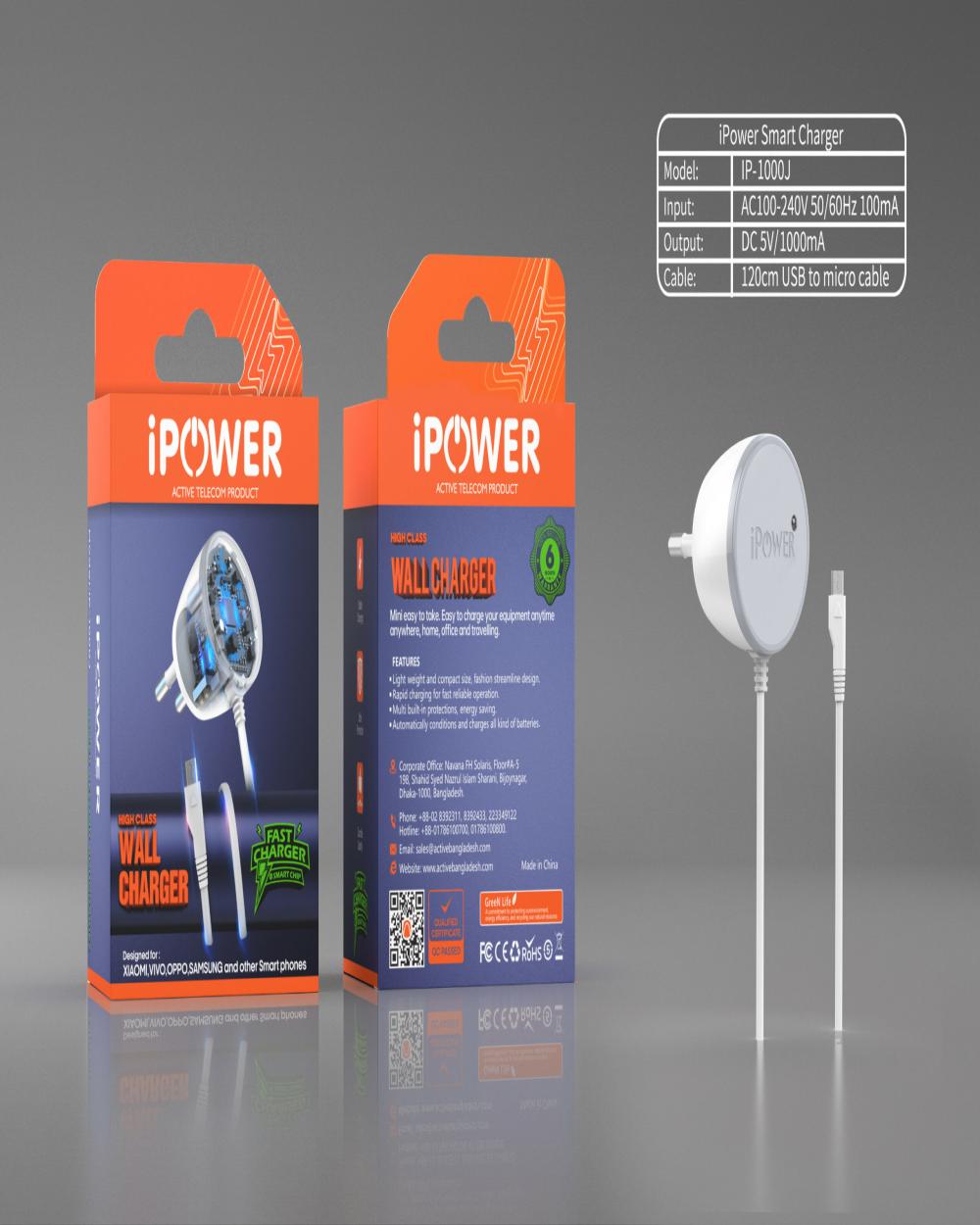 IPOWER IP-1000J TYPE-C FAST CHARGER